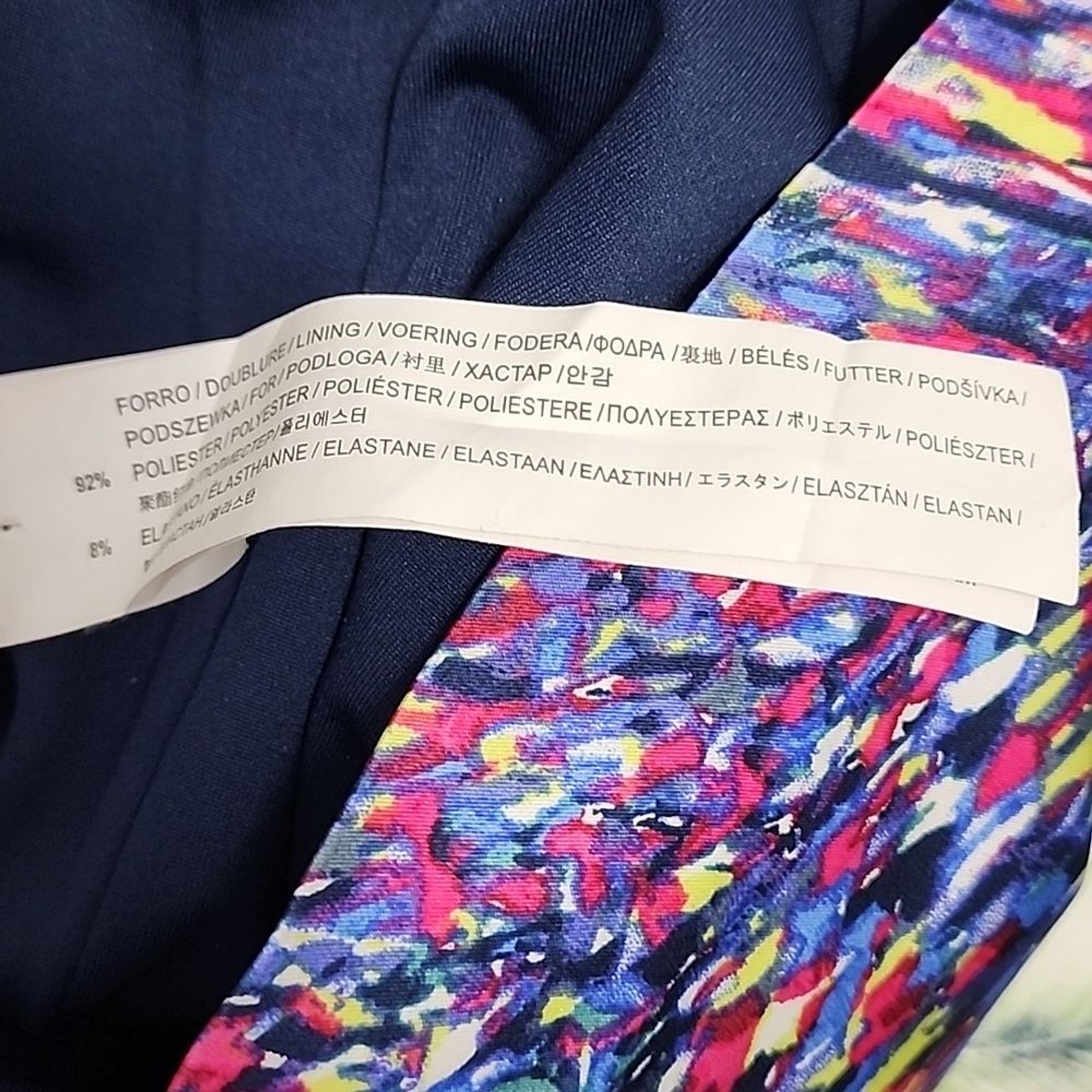 Zara Basic Purple Abstract Cutout Back Dress.  Si… - image 6