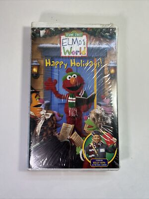 NEW Sesame Street - Elmos World - Happy Holidays [VHS] RARE