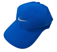 NEW 2015 Nike Adult Ultralight Perforated Golf Cap Pickleball-Blue 727040-406