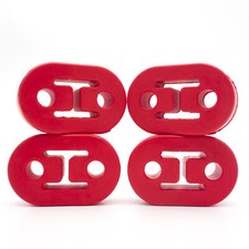 Universal Heavy Duty Red Polyurethane Exhaust Hanger Mount - For Muffler Support