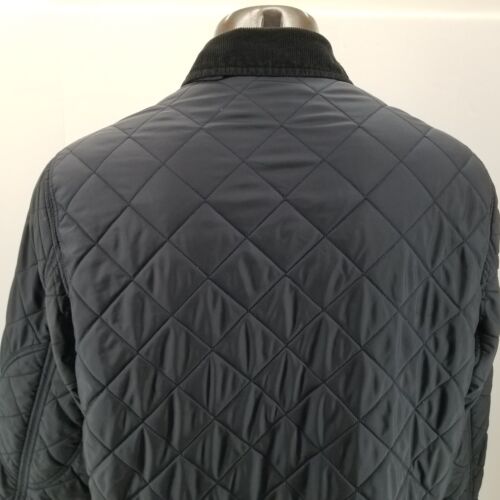 Vintage Polo Ralph Lauren Quilted Jacket Old Money Style Blue Mens Corduroy Sz L - Picture 4 of 10