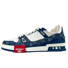 Louis Vuitton LV Trainer Monogram Denim White Blue - Size 12 LV / 13 US - 1A9JGZ