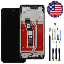 OEM LCD Display Touch Screen Digitizer Frame For Motorola Moto G 5G 2024 XT2417