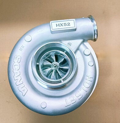 New Turbocharger Holset HX52 11cm twin scroll T4 V-band billet