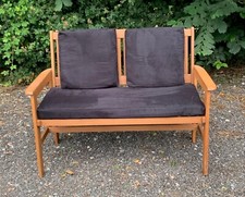 Image of GARDEN BENCH CUSHION - MANY COLOURS - 3ft, 4ft & 5ft - WITH OR WITHOUT BACK PADS