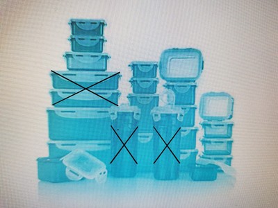 20 Lock Lock Frischhaltedosen-Set 180ml-2,3L stapelbar Gletscherblau Paket