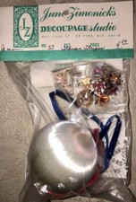 VTG ZIMONICK Christmas Ornament Kit STARS STRIPES 57 Patriotic USA