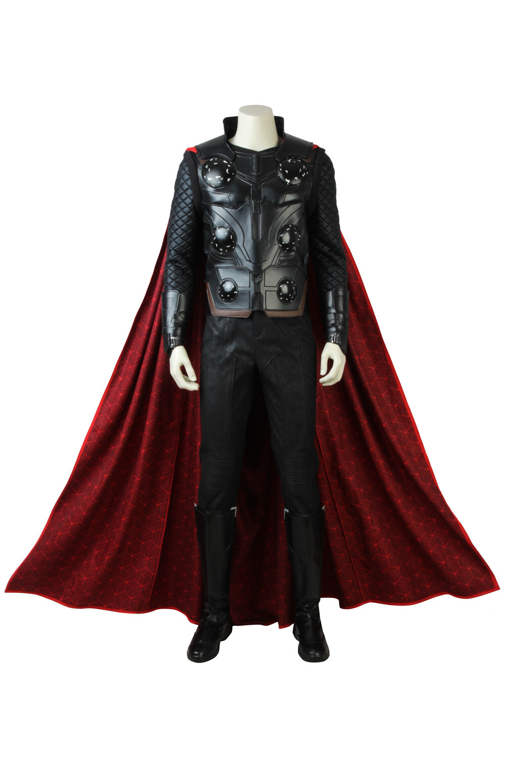 Avengers Infinity War Thor Full Set Uniform Costume Cosplay Halloween + Shoes