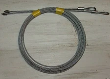 114" Garage Torsion Spring Cables 8' Door Overhead OHD 1/8" Barn Shed Heavy Duty