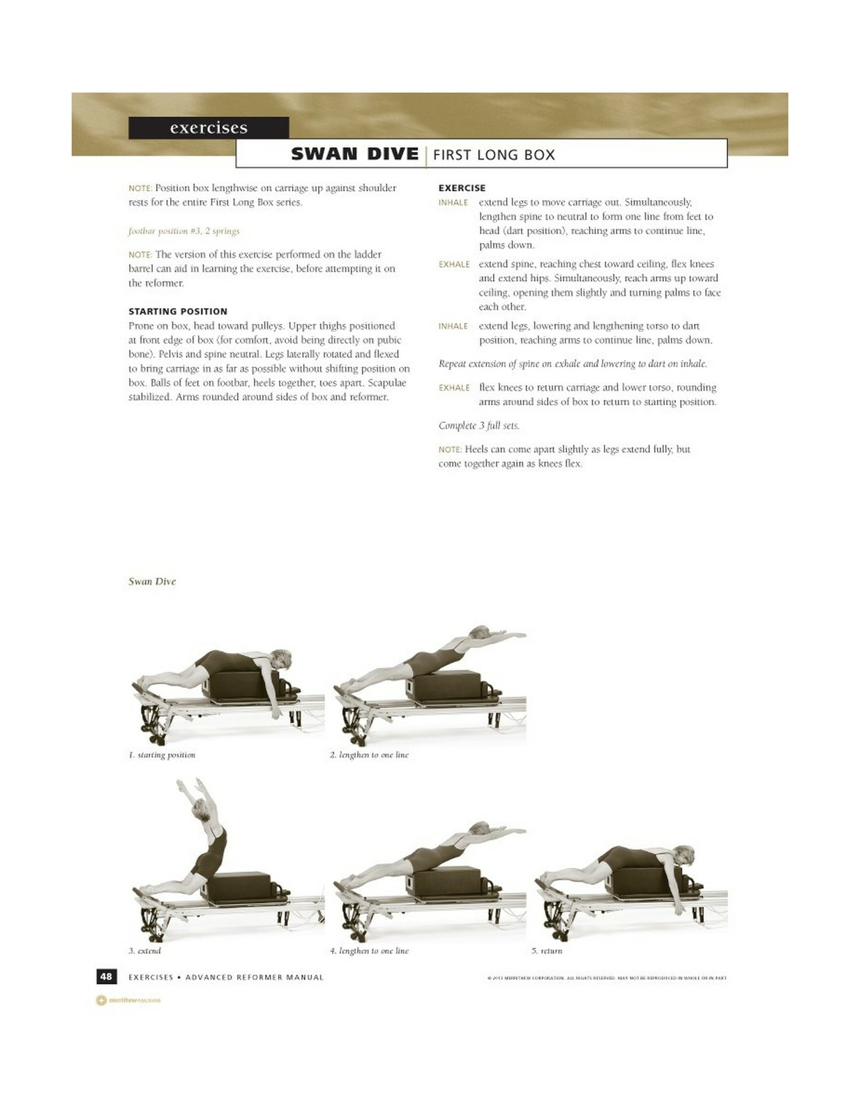 STOTT PILATES Manual Advanced Reformer, 2nd Edition 9781553602088 eBay