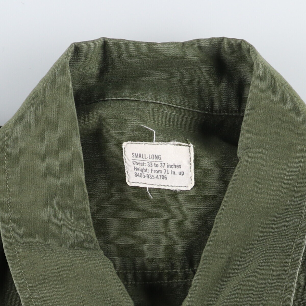 ジャケット・アウター US ARMY JUNGLE FATIGUE COAT 5th 1970s M 1970'S USARMY Jungle Fatigue 5th Military Combat Jacket Made