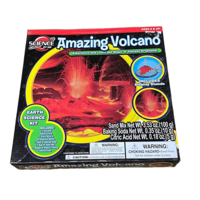 Science By Me Red Amazing Volcano Eruptions Earth Science Kit Ages 8+ & Up