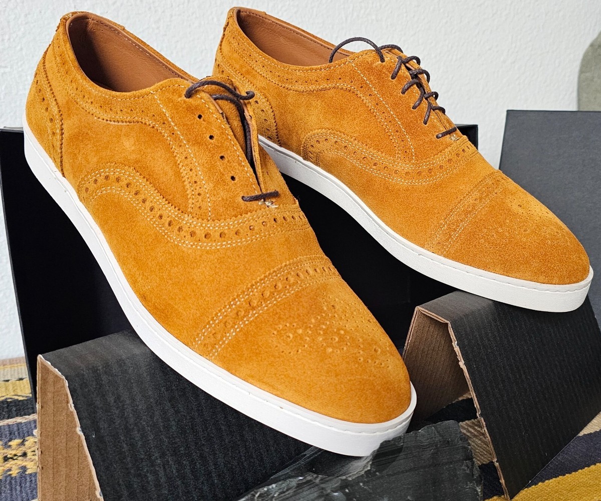 Allen Edmonds Strand Oxford Sneaker 9M Tumeric NEW IN BOX FREE