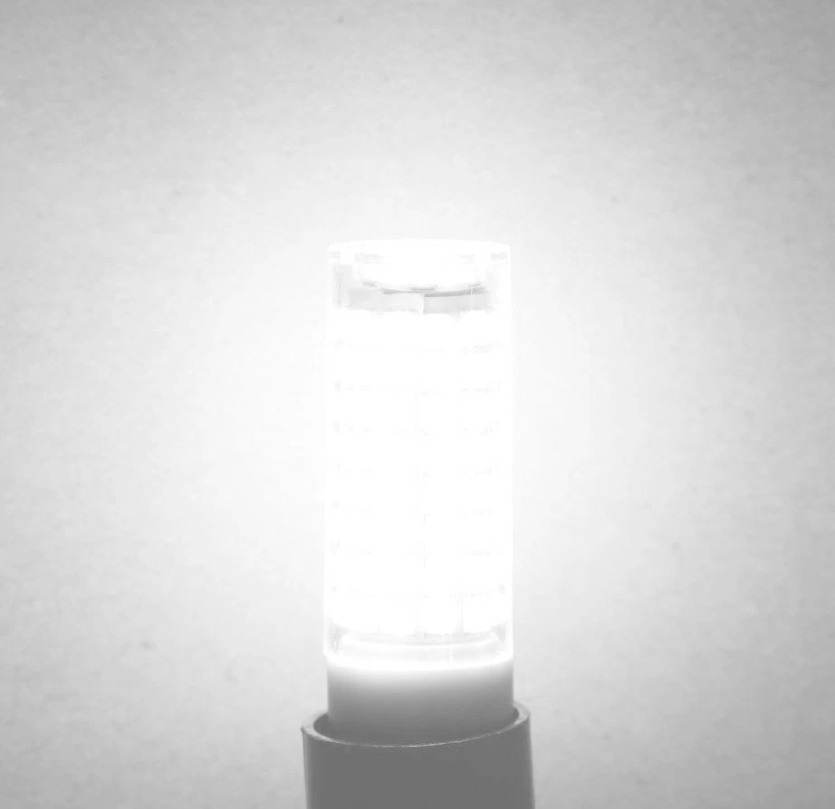 2pcs E12 Candelabra C7 LED bulb 102Led Ceramics Light 9W 110V Lamp White 6000K H - Image 2 of 4