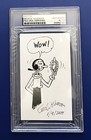 George Wildman 3x5 Sketch Olive Oyl Auto Psa/Dna  — photo 1