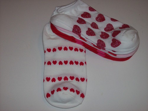 Paquete de 6 calcetines para mujer Old Navy con brillo al tobillo corazones talla única nuevos - Imagen 5 de 8