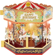 Sanrio Birthday Card Melody Card - Merry-Go-Round Standard