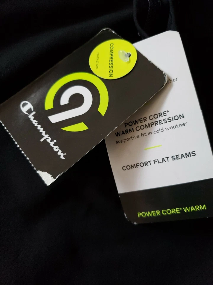 C9 Champion® Niño Pequeño (6-7) ~ Manga Larga ~ Negro Simulación ~ Duo Dry ~ Power Core Foto 4 de 4