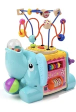 TOP BRIGHT ACTIVITY CUBE Toy 6 In 1 With Removable Bead Maze Educational Toy