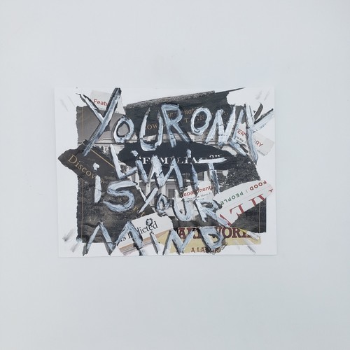 Text Based Word Art College Original Art by New York Street Art OTIS BRUHSERKO - Picture 3 of 3