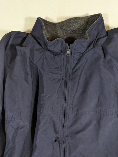 Footjoy Jacket Men's XXL Full Zip Reversible Softshell Fleece Outdoor Golf Blue - Picture 4 of 11
