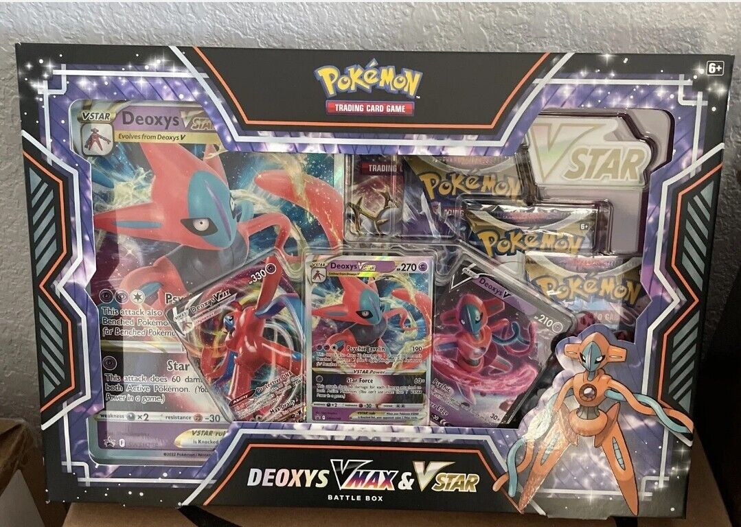 Pokemon TCG Deoxys Vmax & VStar Battle Box