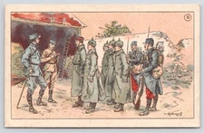 The Great War First Series German Prisoners French Victorian Trade Card