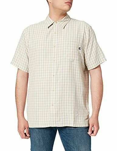 MARMOT Eldridge QUICK Dry WINDOWPANE Plaid UPF Sun TRAVEL Hike SHIRT Men size LG