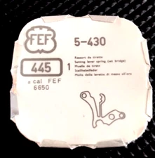 FEF 430 Setting Lever Spring watch part #445 one spring Fleurier
