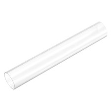 Rigid Round Clear Tubing 22mm ID x 24mm OD x 150mm Length Plastic Tube