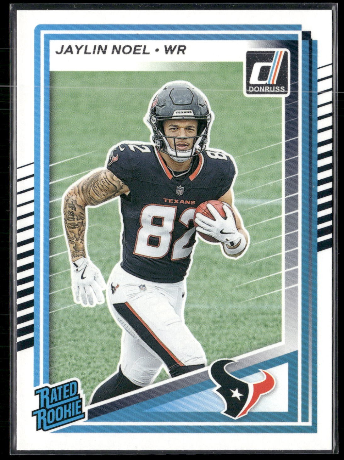 2025 Donruss #324 Jaylin Noel Rated Rookies Autographs Green