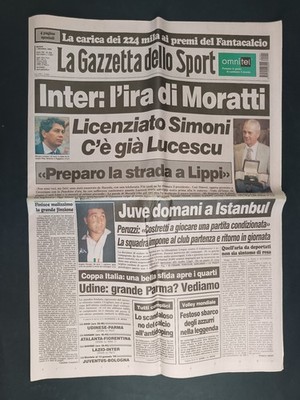 Magazine La Gazzetta dello Sport No. 284 (1998) Inter: l'ira di Moratti