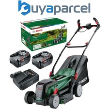 Bosch 18v 36v Cordless Lawnmower UniversalRotak 2x18V-37-550 2x 4.0Ah Batteries