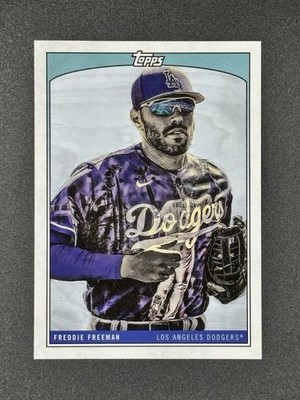 2022 Topps X Lauren Taylor Wave 2 FREDDIE FREEMAN #23 Dodgers