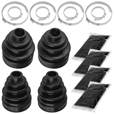 #ad 2 Rear Axle Inner Outer CV Boot Kit for Yamaha Grizzly 660 YFM660F 4X4 2002 2008 $30.99