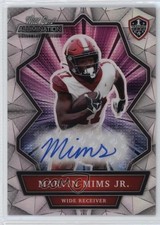2021 Alumination NIL Collegiate Edition Silver Marvin Mims Jr Auto 09wc