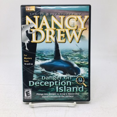 Nancy Drew #9 Danger on Deception Island PC CD-ROM Mystery Game 20 hours play