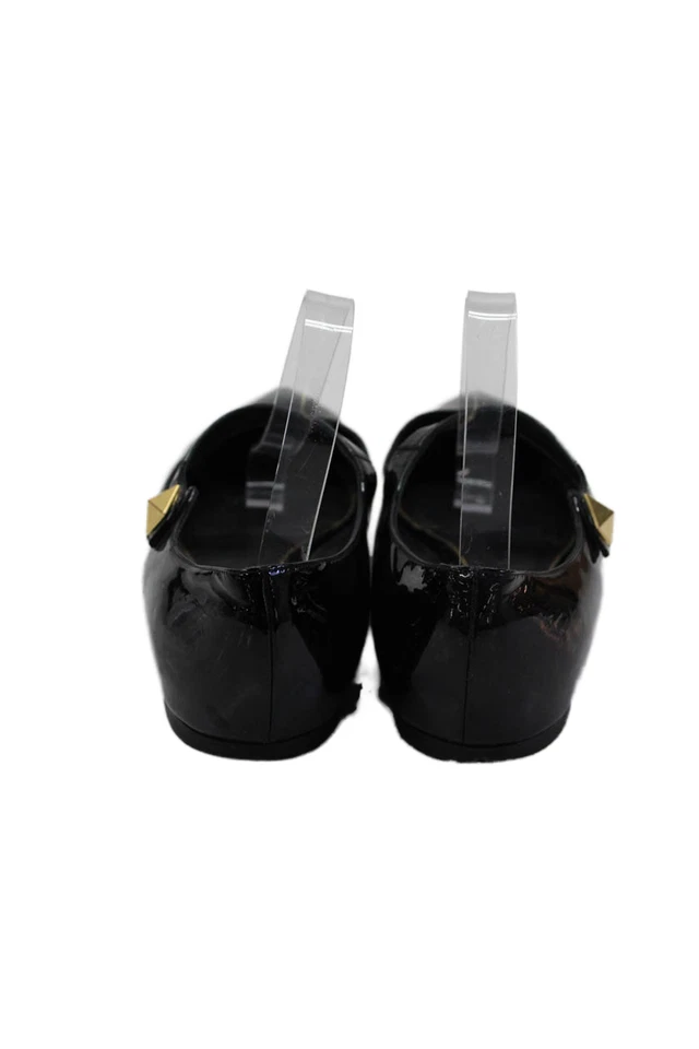 Valentino Garavani Mujer Charol Tachonado Mary Janes Negro Talla 39.5 9.5 Foto 3 de 4