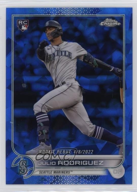 2022 Topps Chrome Update Sapphire Rookie Debut Julio Rodriguez #US62 1kp3