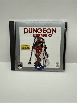 Dungeon Keeper 2 II PC Game Disc & Case Bullfrog 1999 Clean Disc