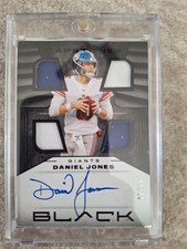 Panini Black Daniel Jones Capstone AUTO 6/10