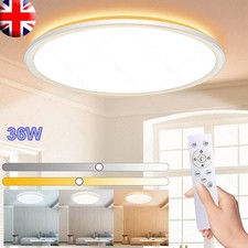 36W with Remote Control LED Ceiling Light Dimmable Ceiling Lamp Living Room Bath
