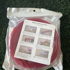 Edge Protector Strip 1.97IN x 6.6FT Children Proofing Silicone Soft Clear CorneR