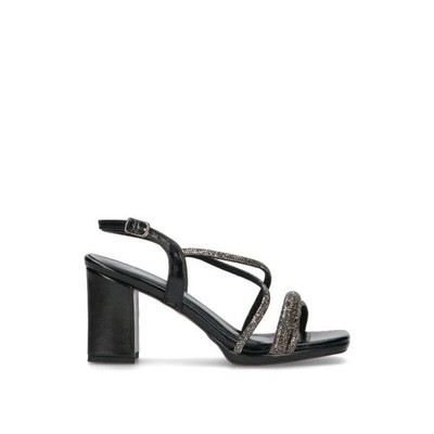 Roberta Ginepri Damen Sandale Schwarz Pu RG-42435-NRO-A089428