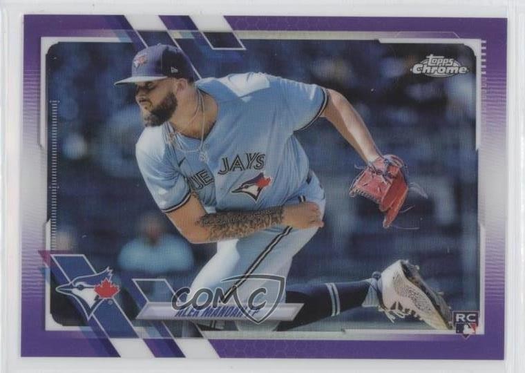 2021 Topps Chrome Update Target Purple Refractor Alek Manoah #USC65 0l3r