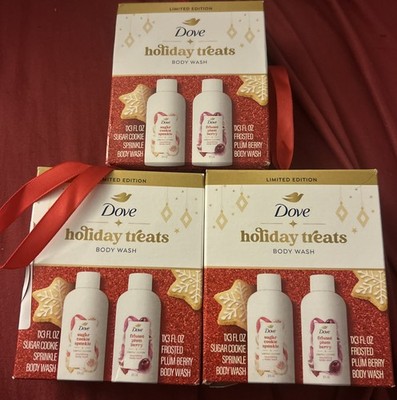 Set Of (3) Dove Holiday Treats LIMITED EDITION sugar  Cookie Frosted Plum Berry