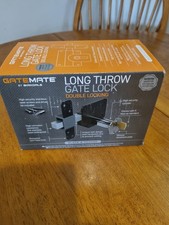 GateMate Euro Profile Long Throw Lock 70mm Double Locking Shed Gate 1490096
