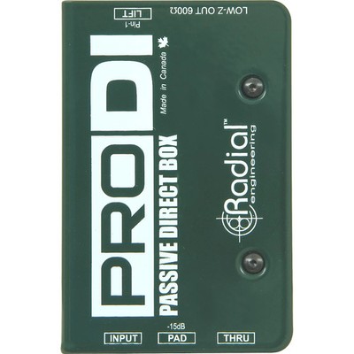 Radial Engineering ProDI Passive Direct Box LN