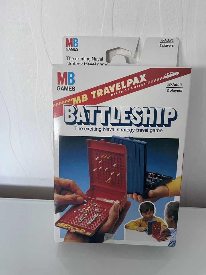VINTAGE 1993 - MB GAMES - MB TRAVELPAX BATTLESHIP - NEW - Image 2 of 4
