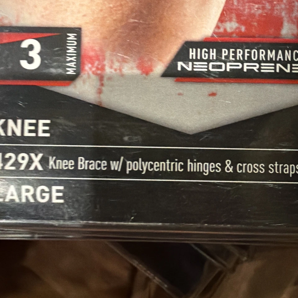 Rodillera Mcdavid Nivel 3 con bisagras policéntricas y correas cruzadas grandes 15-16 Foto 4 de 4